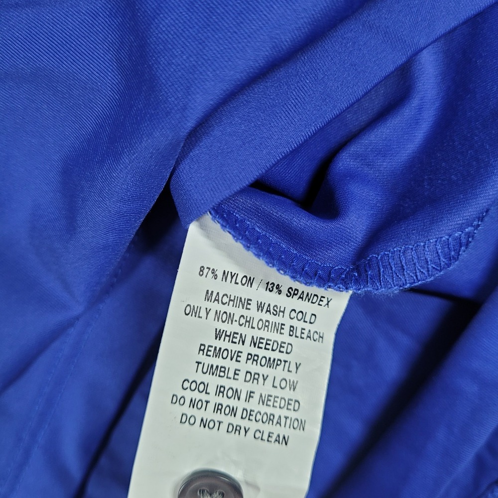 Greyson Polo Shirt Men's Medium Blue Golf Performance Active Costa Rica Zapotal - Picture 8 of 9